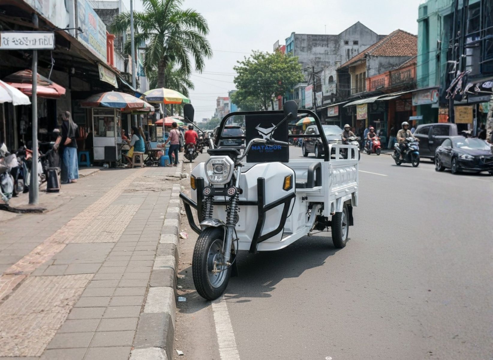 Pick Up Tanpa Kabin Roda 3 Listrik
