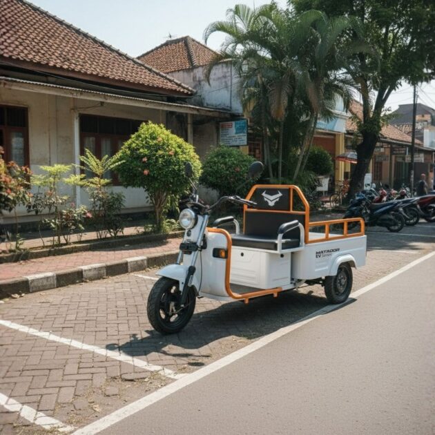 Pick Up Tanpa Kabin Roda 3 Listrik