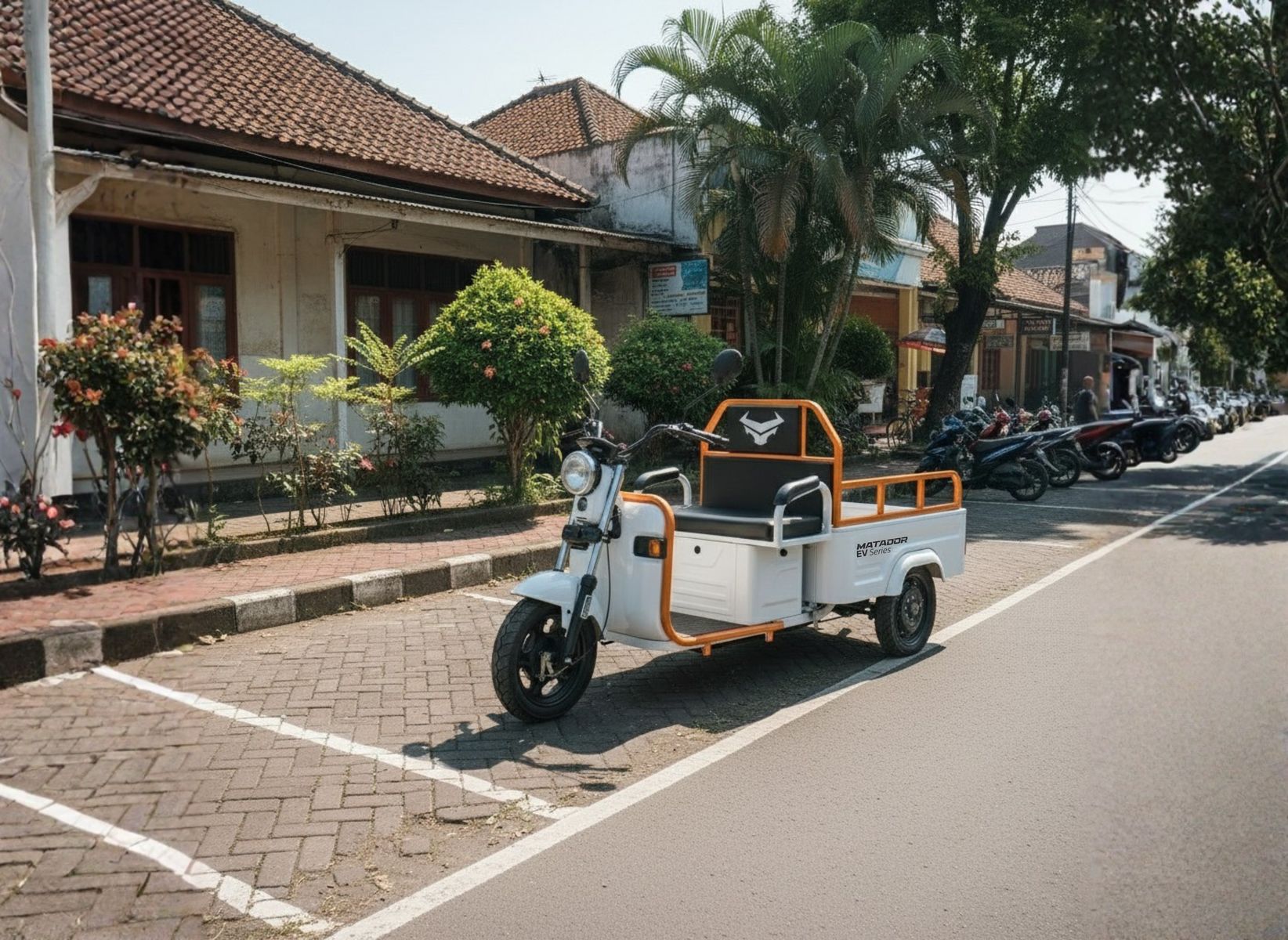 Pick Up Tanpa Kabin Roda 3 Listrik