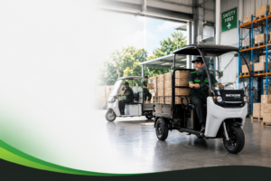 kendaraan listrik untuk pergudangan Matador Lectro mendukung distribusi internal dan operasional gudang modern